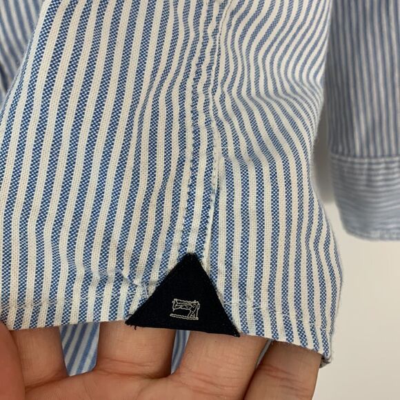 Men’s Scotch and Soda Oxford Shirt Striped Size M - Picture 6 of 9